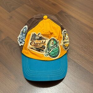 Vintage Disney Donald Duck Brown and Blue Hat